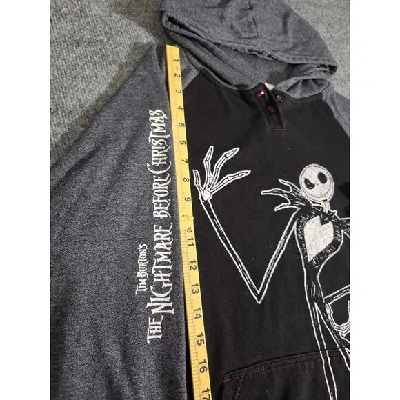 Disney The Nightmare Before Christmas Hoodie Men Large Jack Skellington - Picture 3 of 9